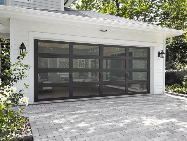 West Warwick Garage Door Repair design specialist presenting custom garage door options to West Warwick homeowner