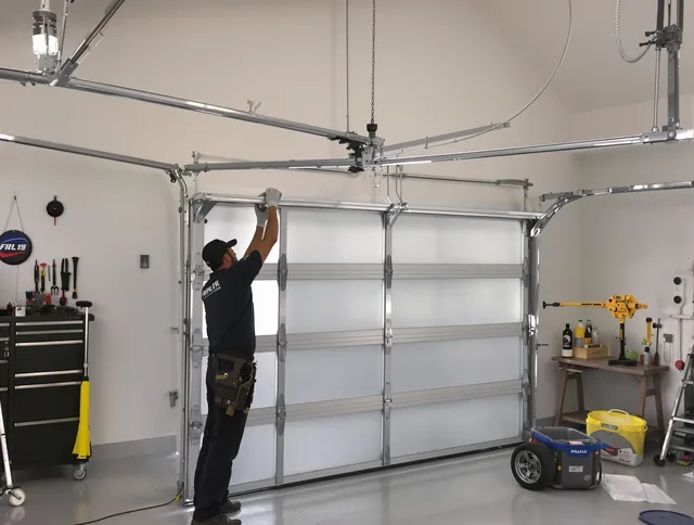 West Warwick Garage Door Repair certified team performing precision garage door installation in West Warwick