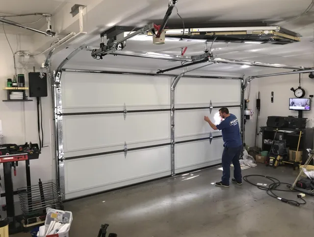 Professional garage door repair service by West Warwick Garage Door Repair in West Warwick