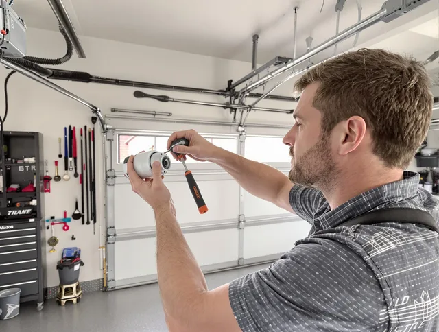 Garage door opener repair service by West Warwick Garage Door Repair in West Warwick