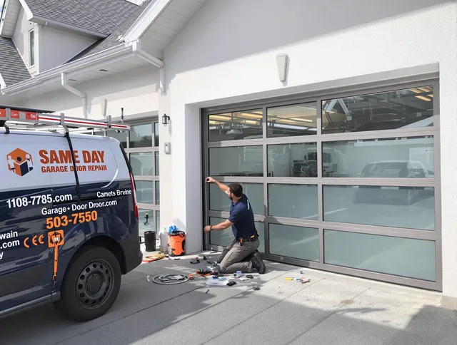 Same-day garage door repair service by West Warwick Garage Door Repair in West Warwick